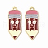 Alloy Enamel Pendants ENAM-F144-21A-2