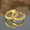 Fashionable Simple S925 Sterling Silver Circle Hoop Earrings for Work and Daily Wear PV4138-1-4