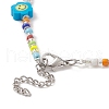 Glass Seed Bead Beaded Necklaces NJEW-JN04212-3