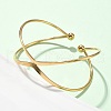 304 Stainless Steel Cuff Bangles BJEW-L682-033G-3