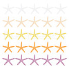 GOMAKERER 20Pcs 5 Colors PVC Starfish Display Decorations DJEW-GO0001-04-1