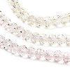 Transparent Painted Glass Beads Strands X1-DGLA-A034-T4mm-A25-4