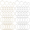 SUNNYCLUE 160Pcs 8 Style 316 Surgical Stainless Steel Wine Glass Charms Rings STAS-SC0007-27-1