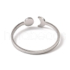 Non-Tarnish 304 Stainless Steel Open Cuff Rings X-RJEW-Q808-01A-P-3
