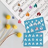 Acrylic Earring Handwork Template DIY-WH0359-081-6