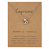 Alloy Constellation Pendant Necklaces WG6F1B2-24-1