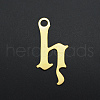 201 Stainless Steel Charms STAS-S105-JA570-H-1
