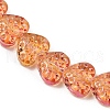 Transparent Glass Beads Strands GLAA-H038-01B-3