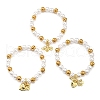 Brass Stretch Bracelets BJEW-C098-06-4