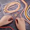 WADORN 9 Strands 9 Colors Flat Round Handmade Polymer Clay Beads CLAY-WR0001-01-5