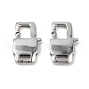 304 Stainless Steel Lobster Claw Clasps STAS-B089-01D-P-1