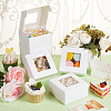 Paper Candy Storage Box CON-WH0084-95B-5