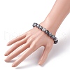 10mm Natural Labradorite Round Beads Stretch Bracelet BJEW-JB07221-02-3