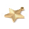 Ion Plating(IP) 304 Stainless Steel Pendants STAS-D025-04G-02-2