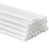 Olycraft 30Pcs ABS Plastic Round Tube KY-OC0001-44B-1