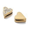 PVD Vacuum Plating 304 Stainless Steel Crystal Rhinestone Beads STAS-R130-02G-06-2