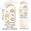 Wood Baby Closet Size Dividers AJEW-WH0353-010-2