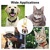 6Pcs 6 Style Alloy Enamel Fish & Maneki Neko Pendant Decorations HJEW-PH01618-7