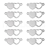 10Pcs Stainless Steel Connector Charms STAS-SZ0003-17A-1