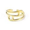 Ion Plating(IP) 304 Stainless Steel Open Cuff Ring RJEW-L109-027G-2