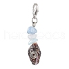 Spiral Shell Pendant Decooration HJEW-JM01937-4