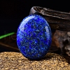 Mother's Day Gifts Natural Lapis Lazuli Oval Palm Stone Massager PW-WG63539-03-1