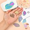 20Pcs 10 Styles Ion Plating(IP) 201 Stainless Steel Filigree Pendants & Big Pendants STAS-SZ0002-33-3