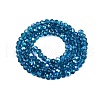 Electroplate Glass Beads Strands EGLA-A044-T4mm-L27-3