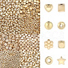 SUNNYCLUE 1800Pcs 8 Styles CCB Plastic Beads CCB-SC0001-16-1