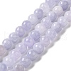 Natural Dyed White Jade Beads Strands G-M402-C03-10-1