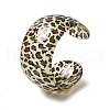 Acrylic Open Cuff Rings for Women RJEW-R020-01-2