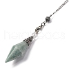 Natural Amazonite Rhombus Faceted Poined Dowsing Pendulums G-Q184-05I-AS-4