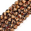 Sythetic Amber Beads Strands X1-G-M199-02F-1