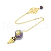 Round Resin Dowsing Pendulum Big Pendants G-C117-01G-10-1