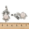 Natural Rose Quartz Pendants G-G111-01P-08-3