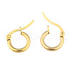 304 Stainless Steel Hoop Earrings EJEW-F105-36G-2