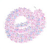 Transparency Electroplate Glass Beads Strands GLAA-T023-38A-04-2