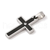 304 Stainless Steel Pendants STAS-G346-07EB-2