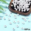 Acrylic Horizontal Hole Letter Beads OACR-YW0002-08I-1