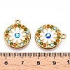 304 Stainless Steel Rhinestone Pendants STAS-T064-52-3