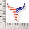 Independence Day Silicone Focal Beads SIL-R147-01C-3