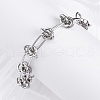 Tarnish Resistant 304 Stainless Steel Link Chain Bracelets BJEW-Z011-09P-4