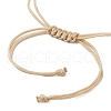 Synthetic Turquoise & Cowrie Shell Braided Starfish & Shell Shape Bead Bracelets for Women BJEW-JB11259-5