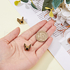 Outdoor EDC Tool Brass Parachute Rope European Beads FIND-WH0427-41C-3