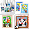 DIY Children Wood Decoration Clay Picture Frame WOOD-WH20008-07F-4