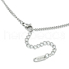 304 Stainless Steel Curb Chain Necklace for Men Women NJEW-YW0001-12-2