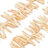 Natural Baroque Keshi Pearl Beads Strands PEAR-B004-02A-02B-2