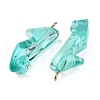 Transparent Resin Rhinestone Pendants RESI-Q021-01D-2