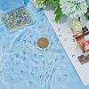 SUPERFINDINGS 200Pcs 2 Bag Brass Links FIND-FH0009-60B-4