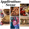 Burlap Packing Pouches Drawstring Bags ABAG-BC0001-17-6